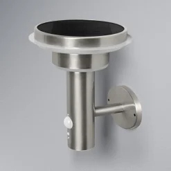 væglampe ENDURA STYLE SOLAR DOUBLE CIRCLE stål^OSRAM