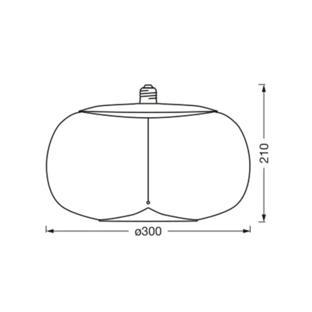 OSRAM Filament Pære>Vintage 1906 Big Elipse, røg, E27, 1.800 K, glødetråd