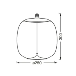 OSRAM Vintage 1906 Big Oval, ravgul, E27, 2.700 K, glødetråd
