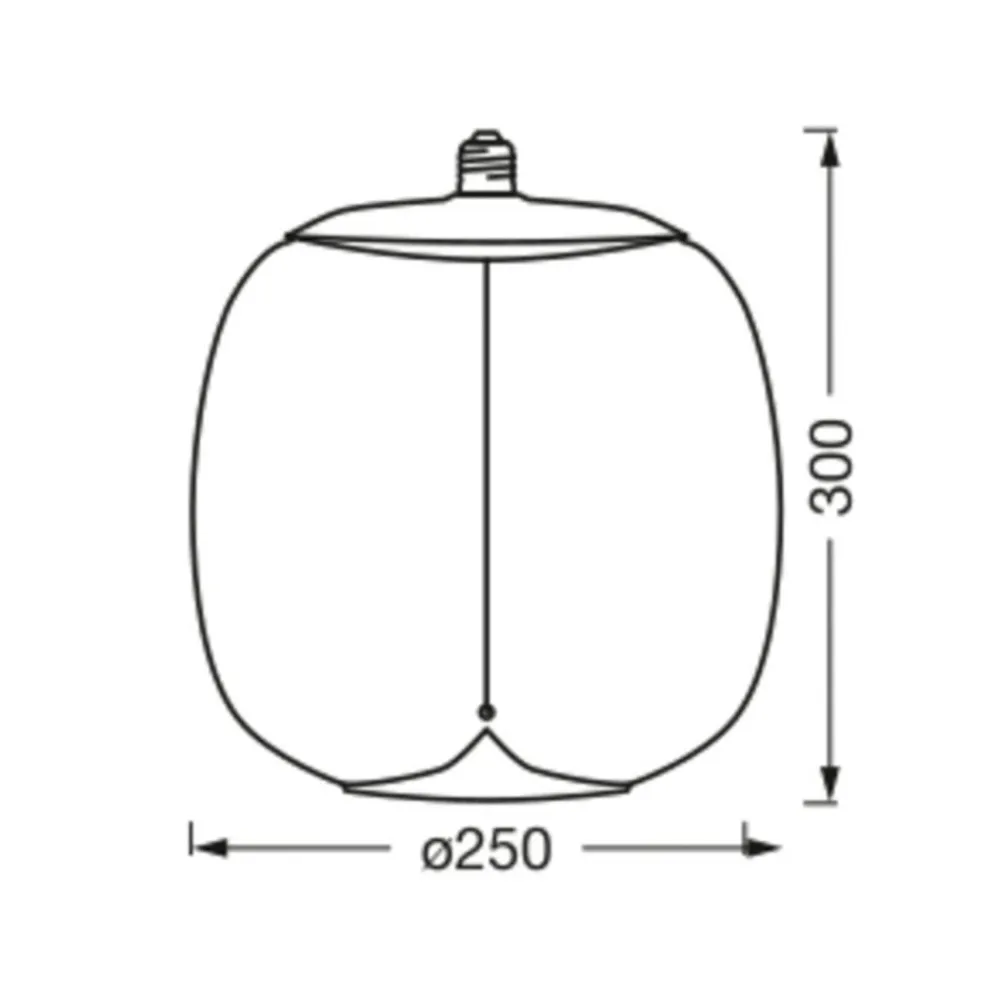 OSRAM Filament Pære|Led Pærer>Vintage 1906 Big Oval, smoke, E27, 1.800 K, glødetråd