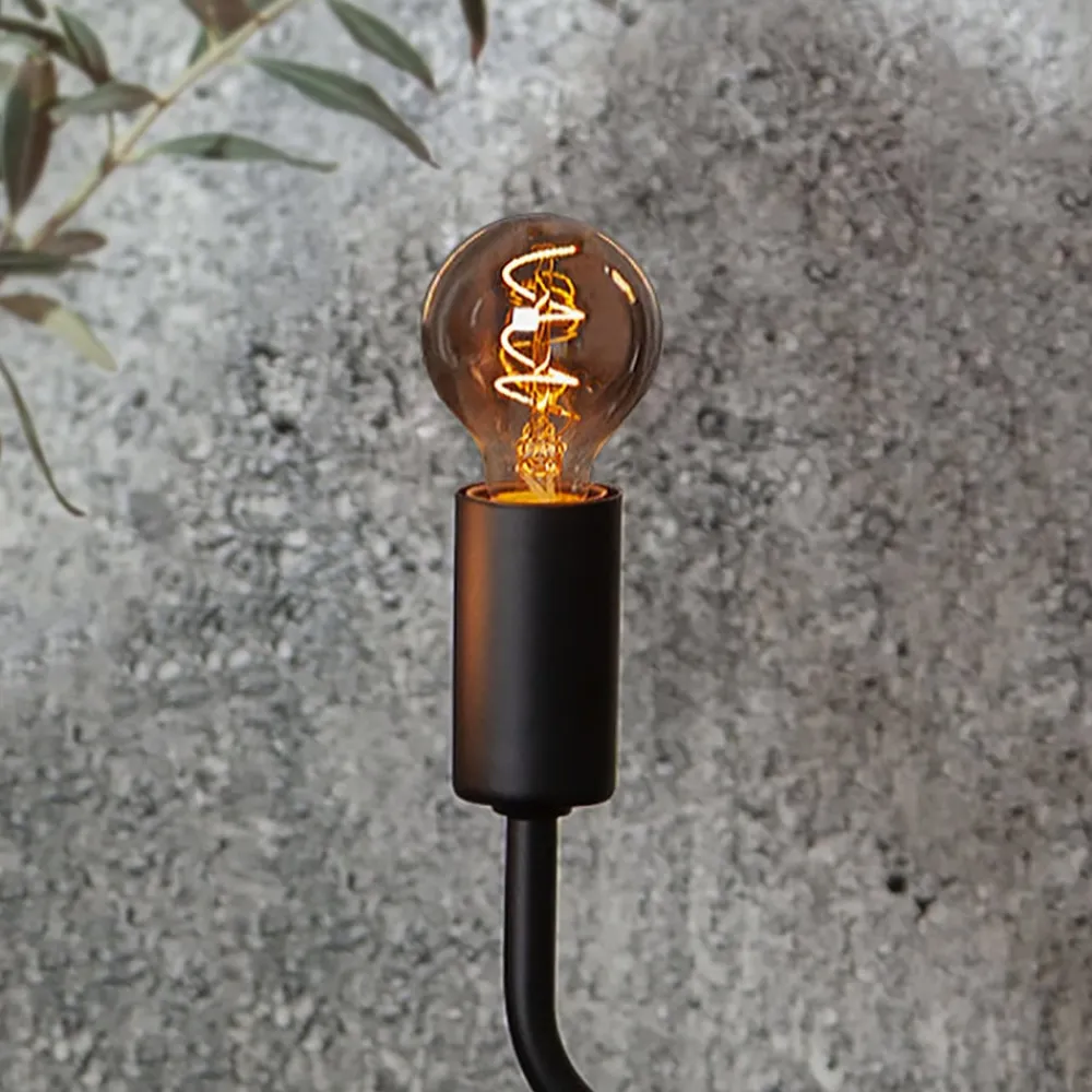 P45 LED-pære E14 3 W 1.800 K, røggrå^STAR TRADING Discount