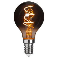 P45 LED-pære E14 3 W 1.800 K, røggrå^STAR TRADING Discount