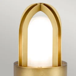 Elstead Sokkellamper>Paignton sokkellampe af rustfrit stål, messing