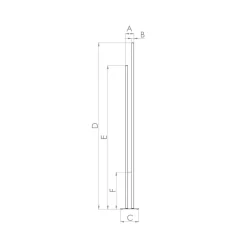 EGLO Panagria LED-gulvlampe, sort med trædetaljer