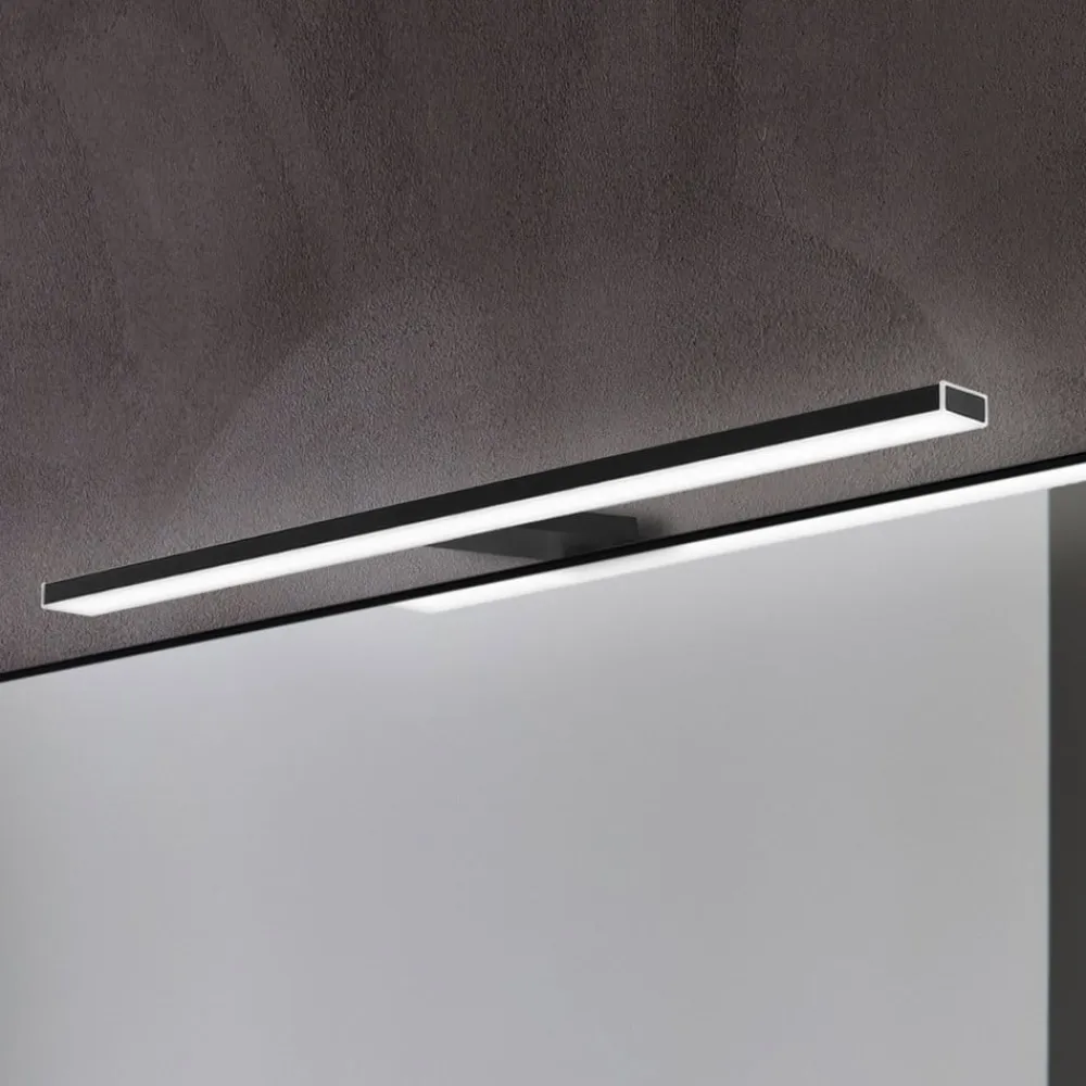 Ebir Væg- Og Spejllamper|Væglamper>Pandora LED-spejlbelysning, mat sort, 45,8 cm