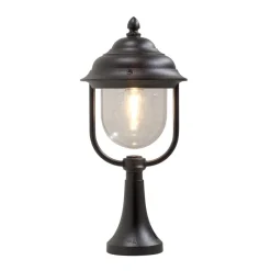 Parma sokkellampe, sort^Konstsmide Online