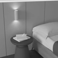 Maytoni Parma væglampe i gips, 8x20 cm