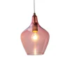 Paso pendellampe af glas, 1 lyskilde, rosé^Nowa Best