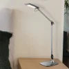 Globo Arbejdsrum/Kontor|Bordlamper>Pattaya LED-bordlampe, sølvgrå led, dim CCT