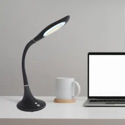 Globo Pattaya LED-bordlampe, sort, kan dæmpes, CCT