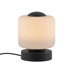 Paul Neuhaus Bordlamper>LED-bordlampe Bota, antracit, glas, dæmpbar