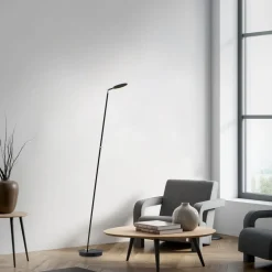 Paul Neuhaus Arbejdsrum/Kontor|Gulvlamper>LED-gulvlampe Akku-Bente, sort, CCT, USB-C