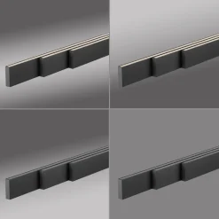 LED-hængelampe Adriana Square, grå, op/ned^Paul Neuhaus Hot