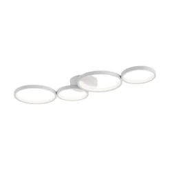 Paul Neuhaus Loftlamper|Loftlamper>LED-loftlampe Kiringe, hvid, metal, dæmpbar