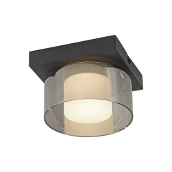 Paul Neuhaus LED-loftlampe Rika, Ø 15 cm, glas, dæmpbar