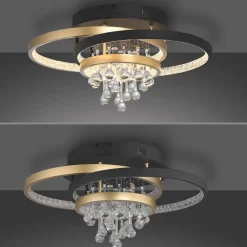 Paul Neuhaus LED-loftlampe Rotazo, glas, CCT, dæmpbar