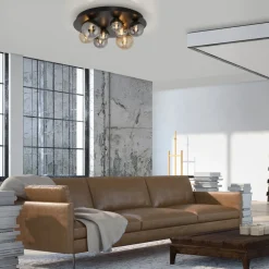 Loftlampe Popsicle, glas, Ø 48 cm, G9^Paul Neuhaus Outlet