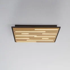 Q-Smart-Home Loftlamper|Loftlamper>Paul Neuhaus Loftlampe Q-Acoustic træ 62 x 62 cm