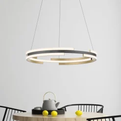 Q-Smart-Home Paul Neuhaus Q-Beluga LED-hængelampe, messing