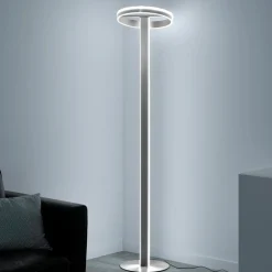 Paul Neuhaus Q-Vito LED-gulvlampe, lige med ring^Q-Smart-Home Online