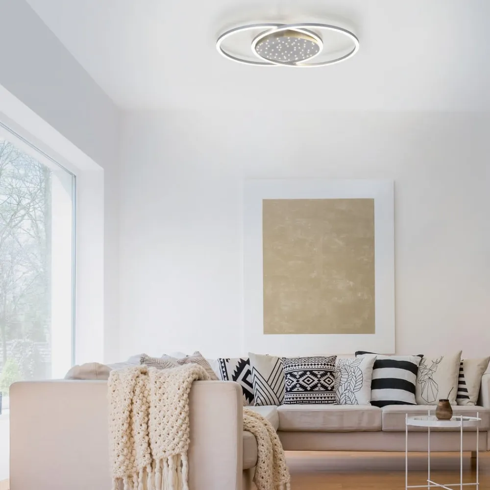 Paul Neuhaus Loftlamper>Yuki LED-loftlampe, rund form