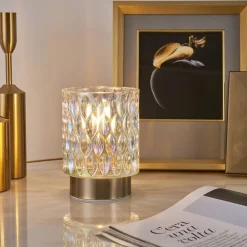 Clear Glamour dekolampe i glas, batteri^Pauleen Best