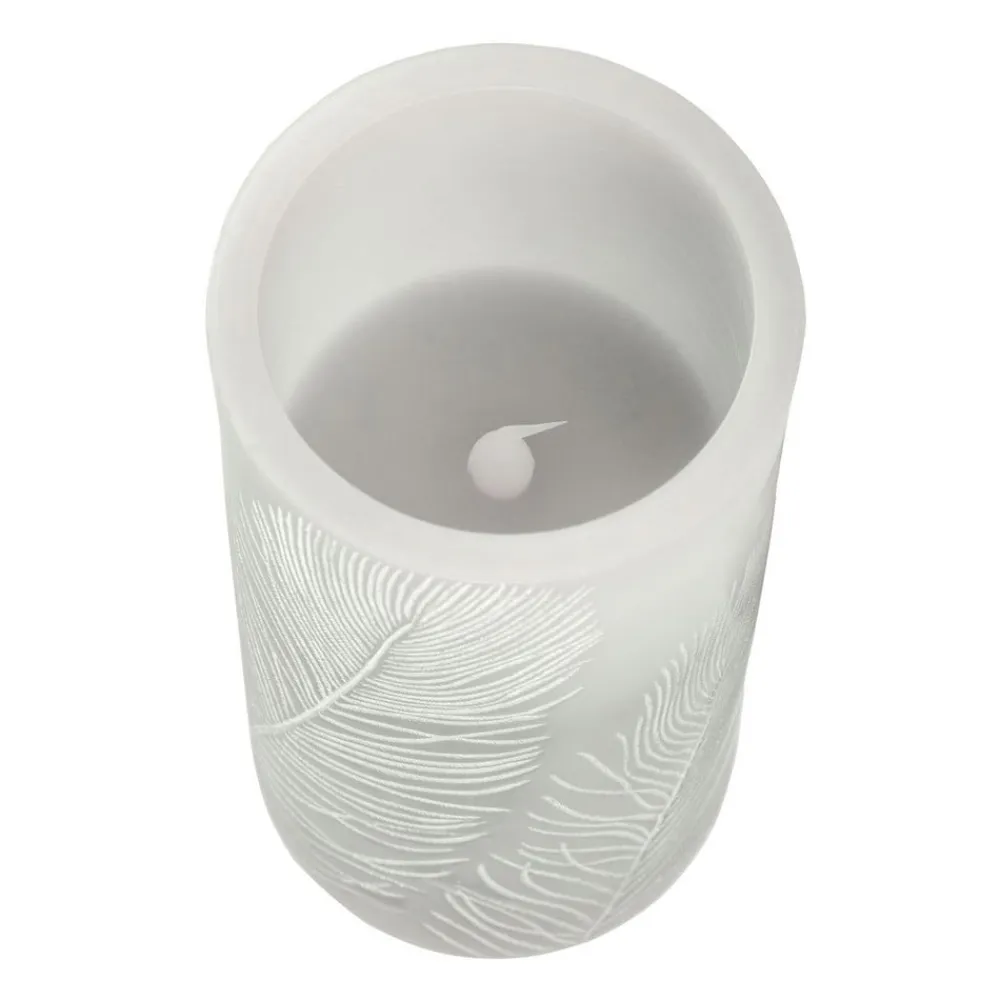 Pauleen Cosy Feather Candle LED stearinlys sæt med 2 stk