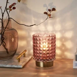 Pauleen Dekorationsbelysning>Cute Glamour LED-bordlampe, batteri