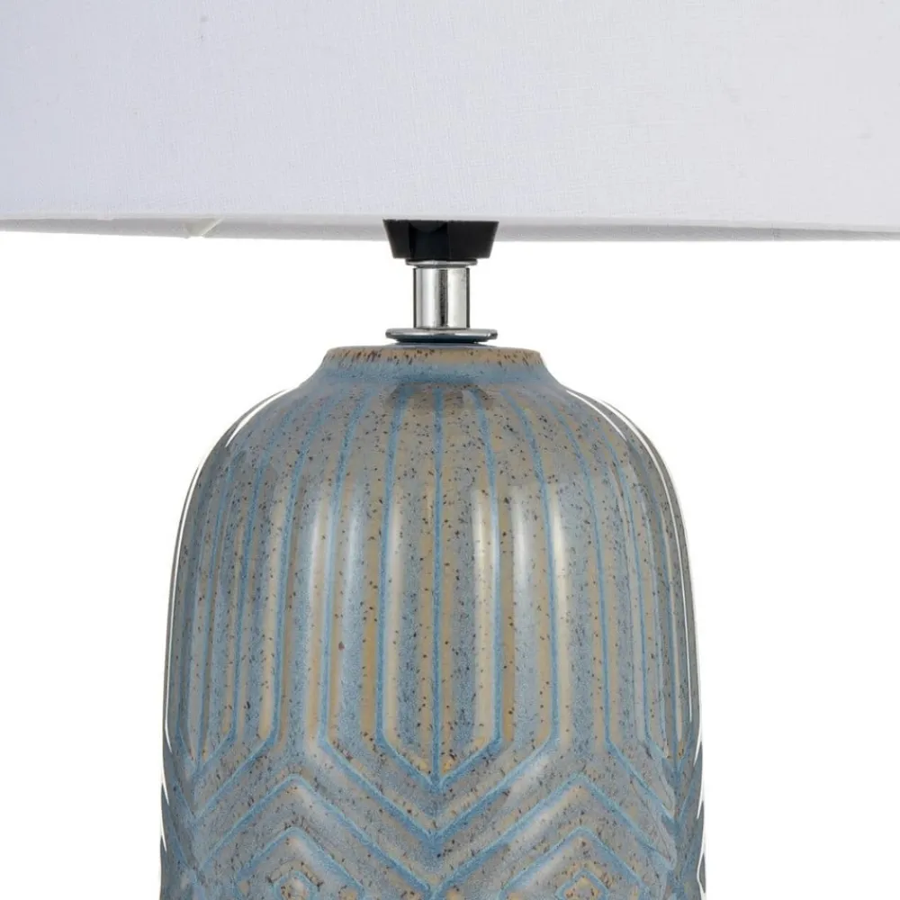 Pauleen Glowing Hug bordlampe, hvid/gråblå