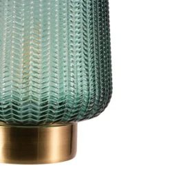 Pretty Glamour E27-LED turkis/messing^Pauleen Hot