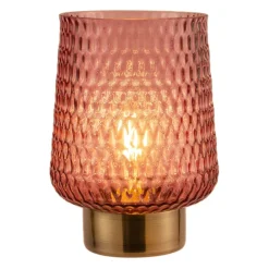 Pauleen Rose Glamour E27-LED, batteri, metalfod