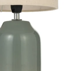 Pauleen Sandy Glow bordlampe, creme/grøn