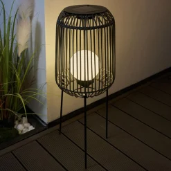 Pauleen Dekorationsbelysning|Solcellelamper>Sunshine Coziness LED-gulvlampe m solcelle