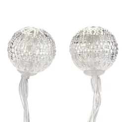 Pauleen Sunshine Glamour solcelle-lyskæde, sølv