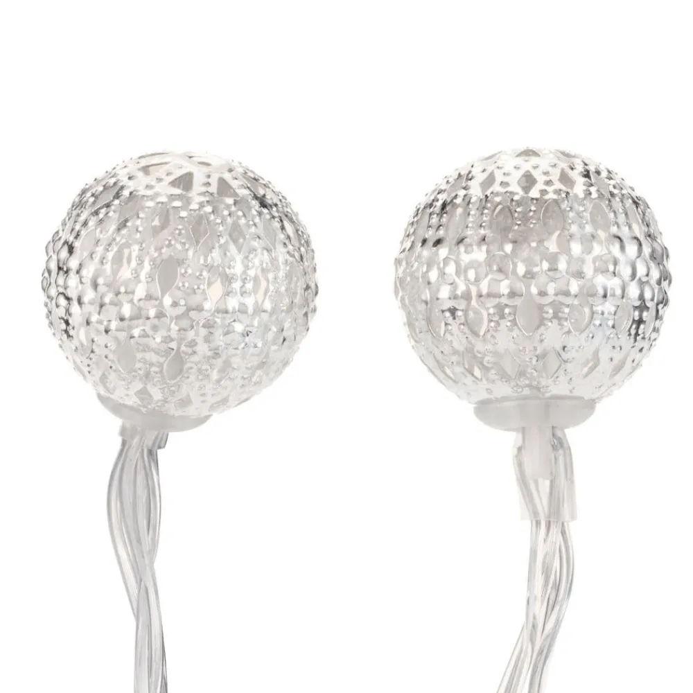 Pauleen Sunshine Glamour solcelle-lyskæde, sølv