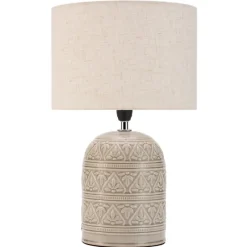 Pauleen Bordlamper>Tender Pearl bordlampe med stofskærm