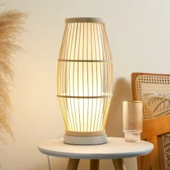Pauleen Woody Passion bordlampe af bambus