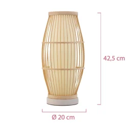 Pauleen Woody Passion bordlampe af bambus