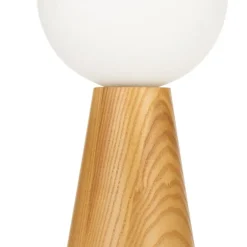 Pauleen Woody Soul bordlampe, træfod, glaskugle