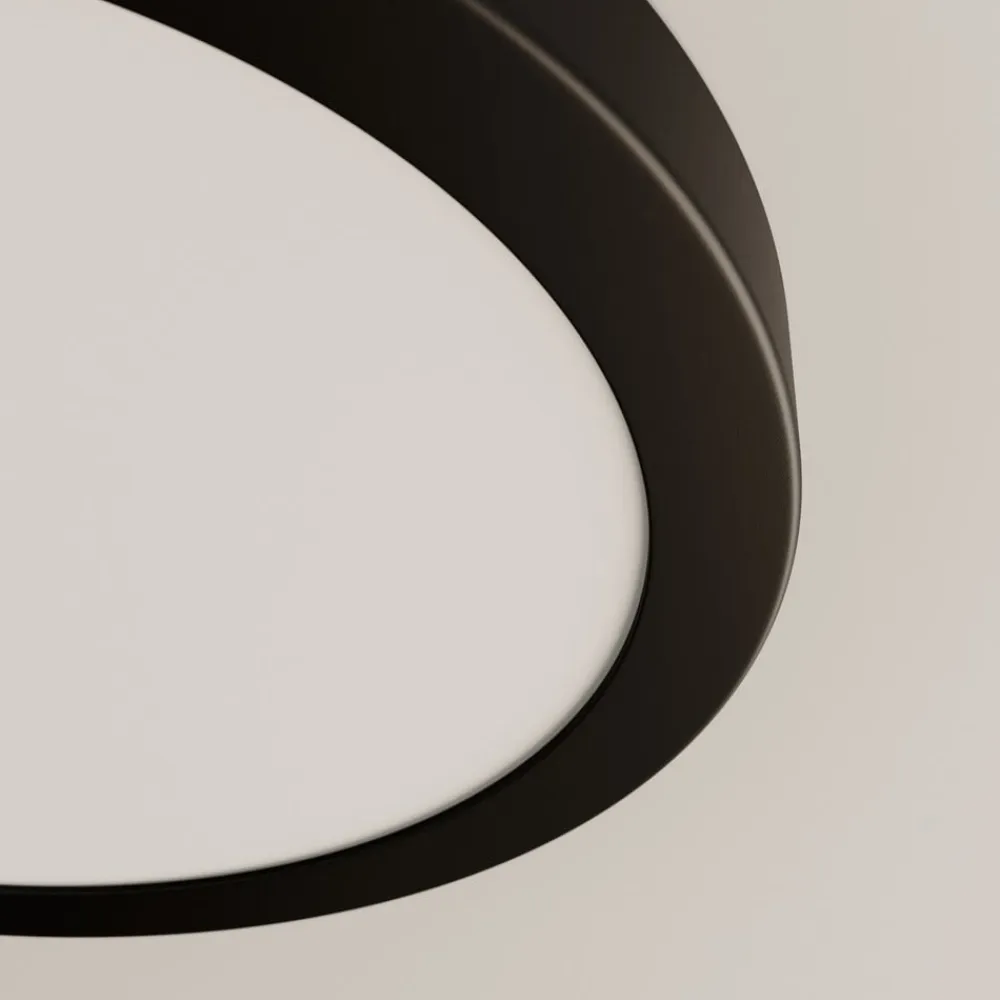 Paulmann Abia LED-panel Ø 30cm 2.700 K mat sort