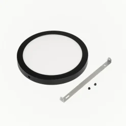 Paulmann Abia LED-panel Ø 30cm 2.700 K mat sort