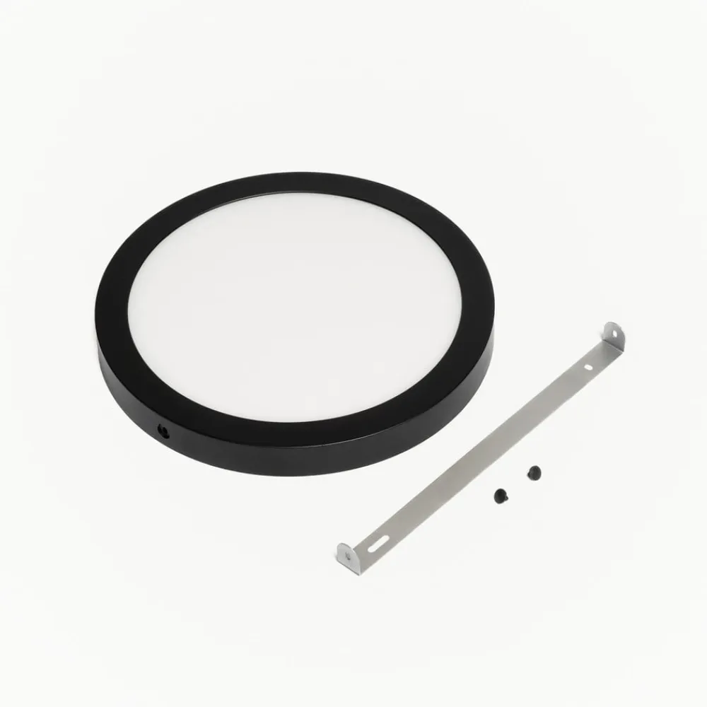 Paulmann Abia LED-panel Ø 30cm 2.700 K mat sort