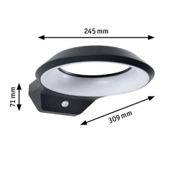 Anela LED-sensor-væglampe 3.000 K^Paulmann Discount