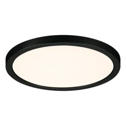 Paulmann Areo Panel dimtowarm rund sort Ø17,5 cm