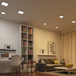 Areo ZigBee CCT kantet sort 17,5x17,5cm^Paulmann Clearance