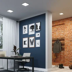 Areo ZigBee CCT kantet sort 17,5x17,5cm^Paulmann Clearance