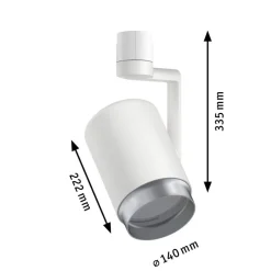 Paulmann Asthene URail Spot hvid mat