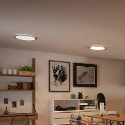 Atria Shine LED-panel, krom, dæmpbar, Ø 42 cm^Paulmann Clearance