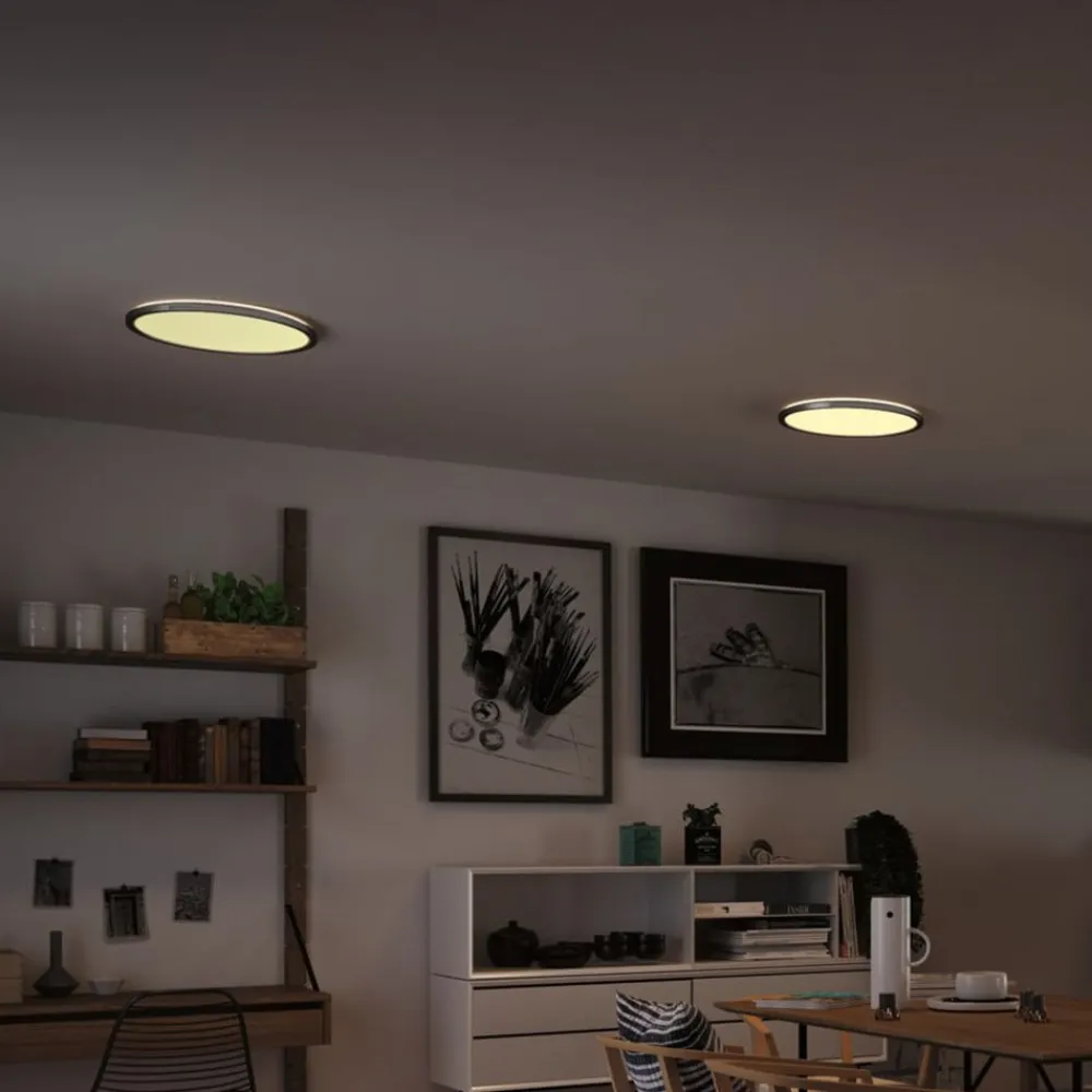 Atria Shine LED-panel, krom, dæmpbar, Ø 42 cm^Paulmann Clearance