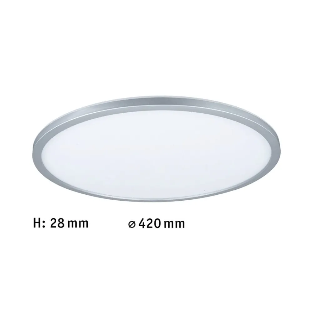 Atria Shine LED-panel, krom, dæmpbar, Ø 42 cm^Paulmann Clearance